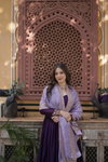 KA 1143 Georgette With Embroidery Work Gown With Dupatta Bulk Orders In India